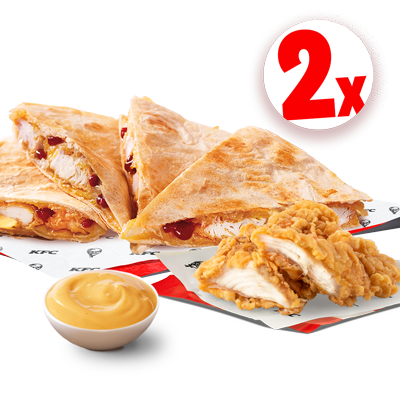 2x Qurrito + 6x Strips + 2x Dip Kentucky Gold