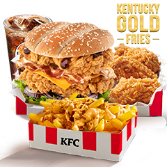 Big Box Podwójny Grander z Kentucky Gold Fries - cena, promocje, dostawa