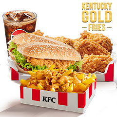 Big Box Longer z Kentucky Gold Fries - cena, promocje, dostawa