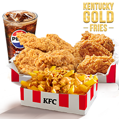 Big Box Strips z Kentucky Gold Fries - cena, promocje, dostawa