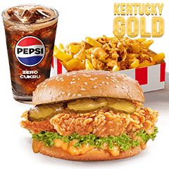 Zestaw Kentucky Gold Zinger z Kentucky Gold Fries - cena, promocje, dostawa