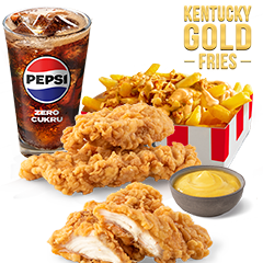 Zestaw Strips z Kentucky Gold Fries - cena, promocje, dostawa