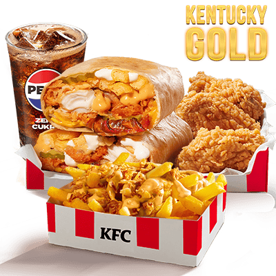 Kentucky Gold Wrapper Big Box z Kentucky Gold Fries - cena, promocje, dostawa