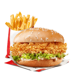 Zinger Burger, Large Fries - price, promotions, delivery