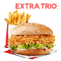 Zinger Burger, Large Fries - price, promotions, delivery