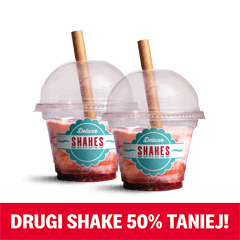 1x Shake + Drugi shake 50% taniej - cena, promocje, dostawa