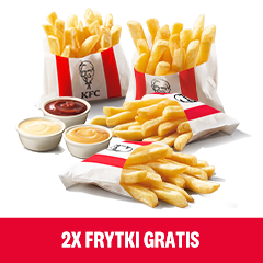 4x Frytki + Dipper - cena, promocje, dostawa