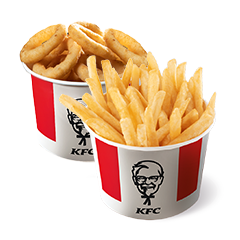 Onion Rings Bucket + Fries Bucket + dip - price, promotions, delivery