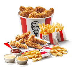 15x Hot Wings + 5x Strips + 4x Frytki + Dipper - cena, promocje, dostawa