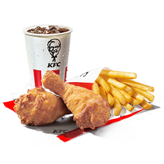 2x Drumstick + Fries  Refill - price, promotions, delivery