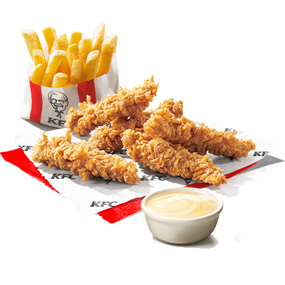 5 Strips + Fries + dip - price, promotions, delivery