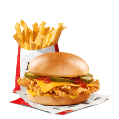 Cheeseburger, Large Fries - price, promotions, delivery