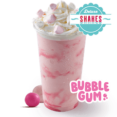 Bubble Gum Shake with whipped cream and marshmallow 500ml - price, promotions, delivery