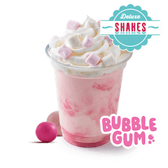 Bubble Gum Shake with whipped cream and marshmallow 300ml - price, promotions, delivery