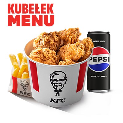 Kubełek Menu dla 1 os. Hot Wings  z Napojem