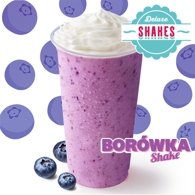 Shake Borówka z bitą śmietaną 500 ml - cena, promocje, dostawa