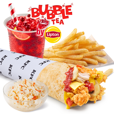 Zestaw Pizza Twister Capricciosa z Bubble Tea - cena, promocje, dostawa