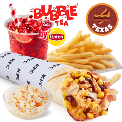 Zestaw Pizza Twister Texas z Bubble Tea - cena, promocje, dostawa