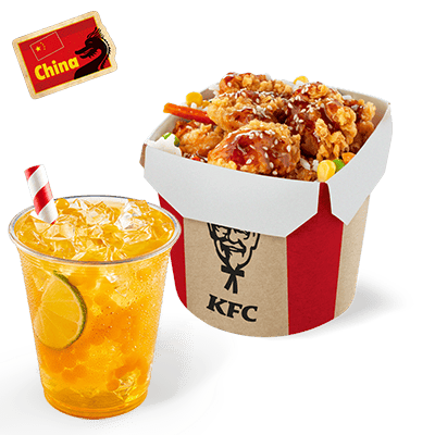 Zestaw Ryż i Bites Sweet Chilli Standard z Bubble Tea - cena, promocje, dostawa