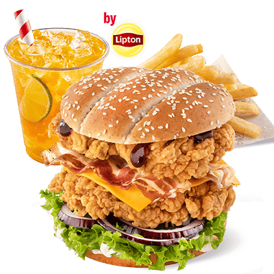 Zestaw Grander Burger z Bubble Tea - cena, promocje, dostawa