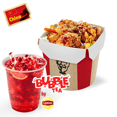 Zestaw Sweet Chilli Bites Standard z Bubble Tea - cena, promocje, dostawa