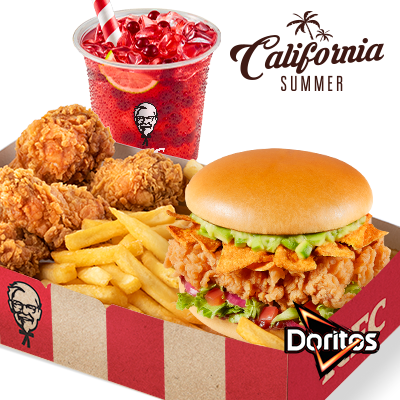California Burger Big Box z Bubble Tea - cena, promocje, dostawa