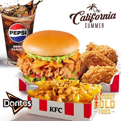 California Burger Big Box z Kentucky Gold Fries - cena, promocje, dostawa