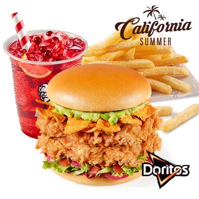 Zestaw Podwójny California Burger z Bubble Tea - cena, promocje, dostawa