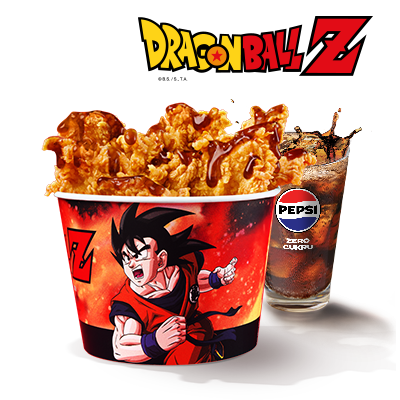 Kubełek Dragon Ball Z Teriyaki Strips & Wielka Dolewka - cena, promocje, dostawa