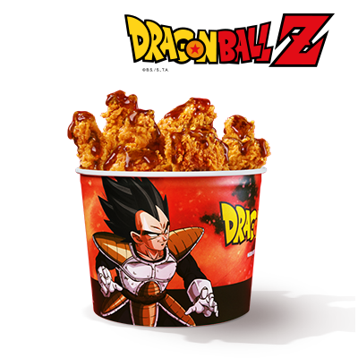 Kubełek Dragon Ball Z Teriyaki 14x Hot Wings