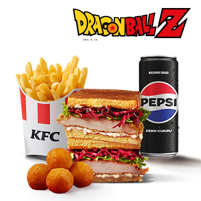 Zestaw Teriyaki Katsu Sando & Kulki Serowe Dragon Ball Z