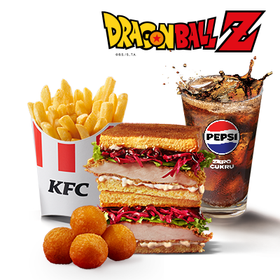 Zestaw Teriyaki Katsu Sando & Kulki Serowe Dragon Ball Z