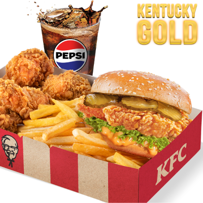 Kentucky Gold Zinger Burger Big Box - cena, promocje, dostawa
