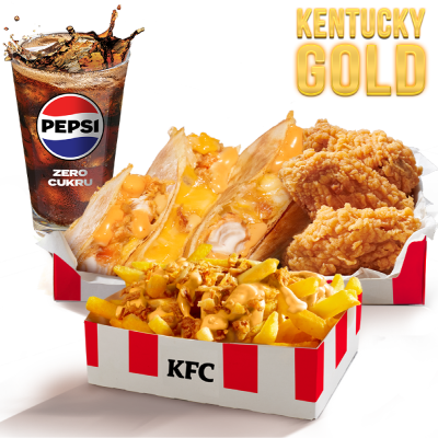 Kentucky Gold Qurrito Grande Big Box z Kentucky Gold Fries - cena, promocje, dostawa