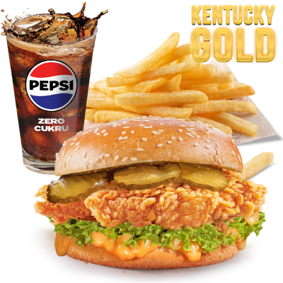 Zestaw Kentucky Gold Zinger Burger - cena, promocje, dostawa