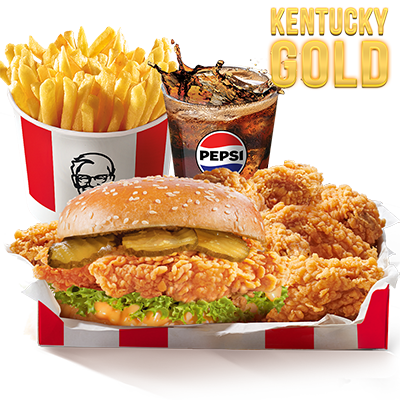 Kentucky Gold Zinger Burger Big Box XL - price, promotions, delivery