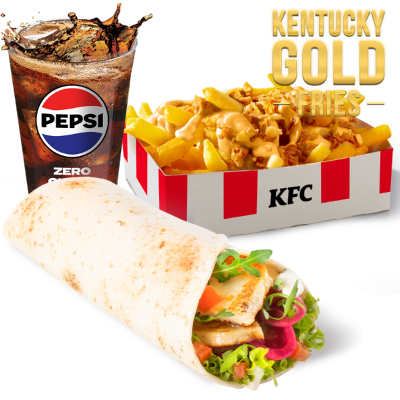 Zestaw Halloumi Vege Twister z Kentucky Gold Fries - cena, promocje, dostawa