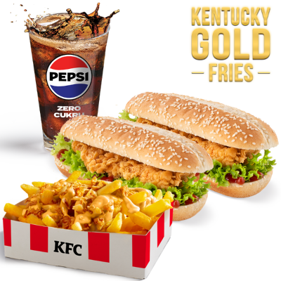 Zestaw Longer z Kentucky Gold Fries - cena, promocje, dostawa