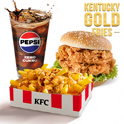 Zestaw Podwójny Zinger z Kentucky Gold Fries - cena, promocje, dostawa