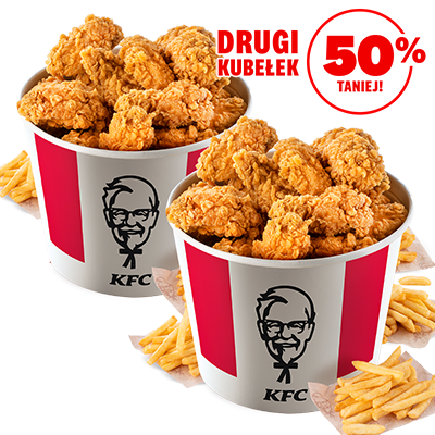 Kubełek 30 Hot Wings + drugi 50% taniej