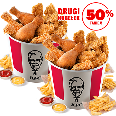 Kubełek Podwójny Classic + drugi 50% taniej