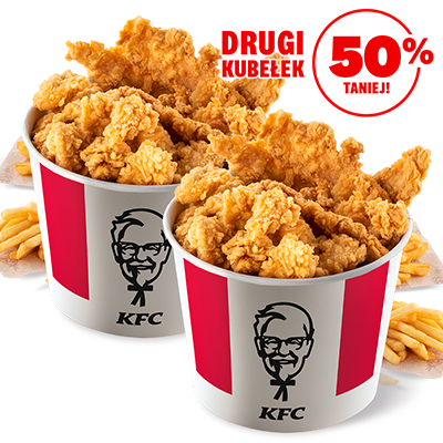 Kubełek Strips&Bites dla 2 osób + drugi 50% taniej