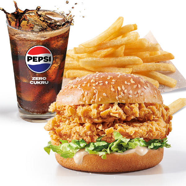Zinger Burger Podwójny Menu