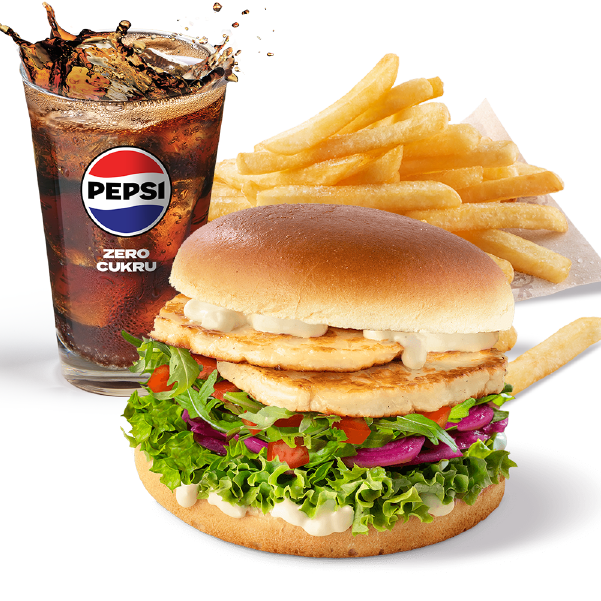 Burger Halloumi Vege Menu