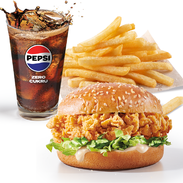 Zinger Burger Menu