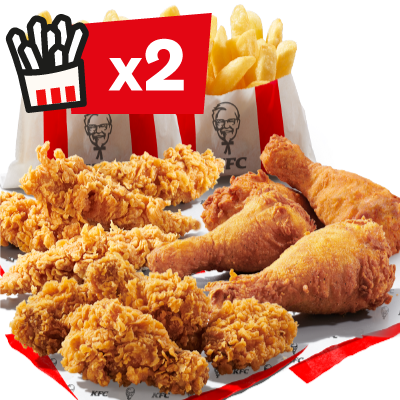 4x Strips + 4x Drumstick + 4x Hot Wings + 2x Fries - price, promotions, delivery