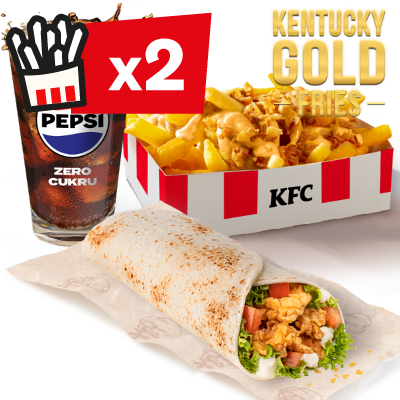 Twister z Kentucky Gold Fries Big Box - cena, promocje, dostawa