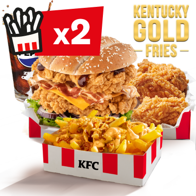 Double Grander Big Box & Kentucky Gold Fries - price, promotions, delivery