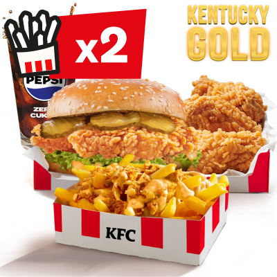 Kentucky Gold Zinger Big Box & Kentucky Gold Fries - price, promotions, delivery