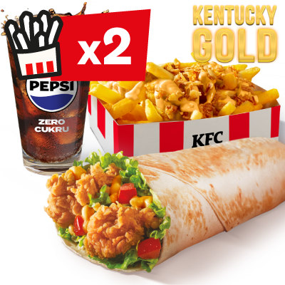 Kentucky Gold Twister Big Box z Kentucky Gold Fries - cena, promocje, dostawa